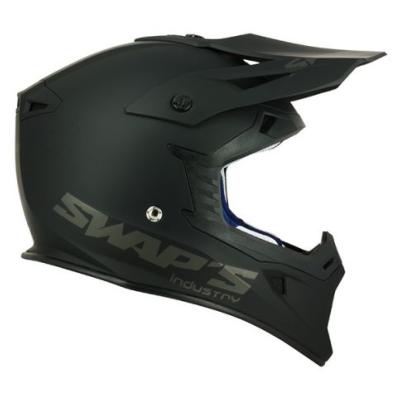 Casque Cross Blur S818 FullGaz - Taille L (59-60 Cm), Couleur Bleu/jaune Fluo