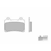 Plaquettes de frein BREMBO route métal fritté - 07YA17SA MF90