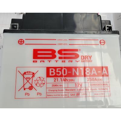 Batterie BS BATTERY Haute-performance SANS pack acide - B50-N18A-A = Y50-N18-A-A