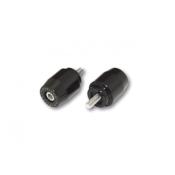 Embout de guidons, alu, noir, f. Yamaha M6 HIGHSIDER