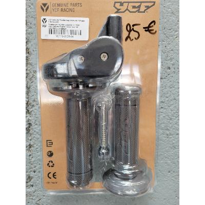 POIGNEE DE GAZ AVEC VIS DE BRIDAGE/REGLAGE 