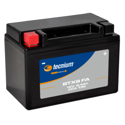 Batterie TECNIUM sans entretien activé usine - BTX9 FA