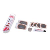 NECESSAIRE REPARATION ZEFAL VTT 6 PIECES 15MM / 1 TUBE DISSOLUTION / 1 RAPE (KIT)