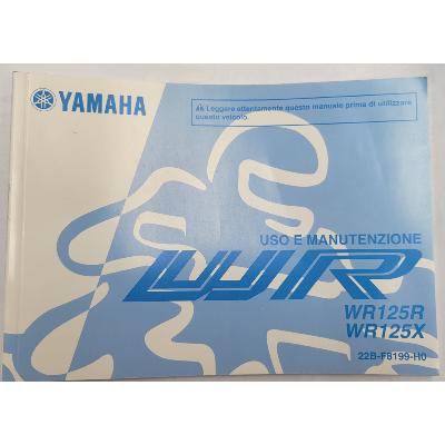 USO E MANUTENZIONE WR125R WR125X (MANUEL EN ITALIEN) 22BF8199H0