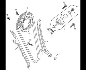 Patin de Chaine de distribution 300S INTERCEPTOR