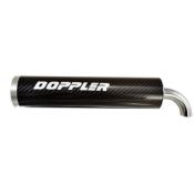 SILENCIEUX / CARTOUCHE SCOOTER DOPPLER S3R CARBONE MONTAGE UNIVERSEL (D.60MM)