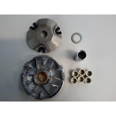 VARIATEUR COMPLET ADAPT. TNT MOTOR STRIKE / GRIDO / OTTO / ROMA 2T / KEEWAY / CPI / PGO (GY6 2T 1E40QMB)