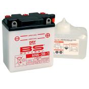 Batterie BS BATTERY conventionnelle SANS pack acide - 6N6-3B-1