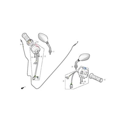 Comodo ou rétro DAELIM S3 SPORTING