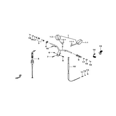 Commande de gaz TGB Hawk