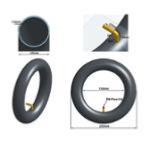 CHAMBRE A AIR TROTTINETTE ELECTRIQUE 10"X2.50 EWHEEL VALVE COUDEE 90 / 90°