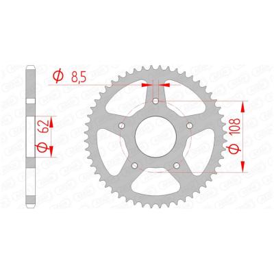 Couronne AFAM Type 92122 47000629 RIEJU PEUGEOT