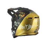 Casque SWAPS Cross BLUR S818 FULLGAZ NOIR/OR 