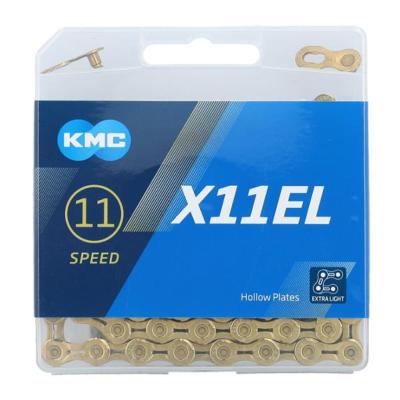 CHAINE VELO 11V. KMC X11EL TI-N OR 118M ATTACHE RAPIDE