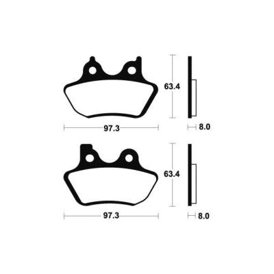 Plaquettes de frein Bendix MF326