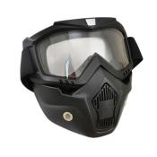 MASQUE CASQUE JET TRENDY 19 T-101 DARK KNIGHT NOIR MAT