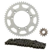 KIT CHAINE TEKNIX ADAPT. BETA 50 RR 02-> 05 420 12X51 (DEMULT. ORIGINE) D100 / 3X2 FIX - 134