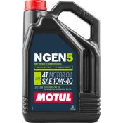 MOTUL NGEN 5 - 10W-40 - 4 litres - Huile moteur 4T nouvelle génération