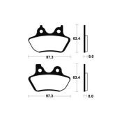 Plaquettes de frein Bendix MF326
