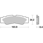 PLAQUETTES AP RACING YAMAHA YXZ1000R AR