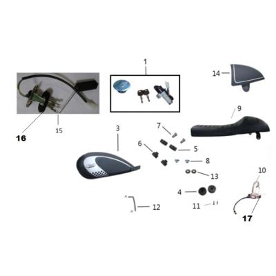 Jauge à essence MASH 125 Café Racer E4