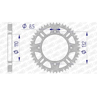Couronne AFAM ALU HUSQVARNA KTM 85 