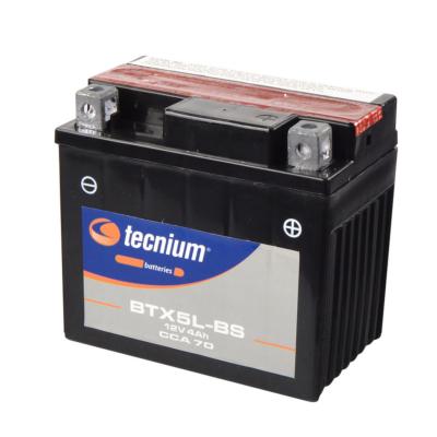 Batterie TECNIUM sans entretien SANS pack acide - BTX5L-BS