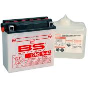 Batterie BS BATTERY conventionnelle SANS pack acide - 12N5.5-4A  YAMAHA MT125/TDR/WR/YZF125/TZR125