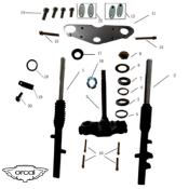 Bras de fourche Gauche ORCAL 125 Astor