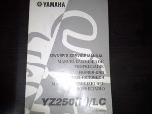 Manuel d'atelier YZ250 5NX2819930
