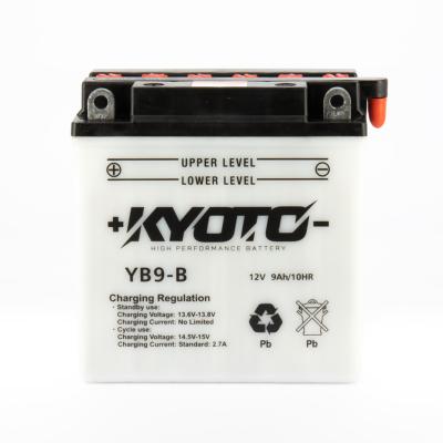 Batterie KYOTO YB9-B Conventionnelle Avec Entretien - Livrée SANS Pack Acide