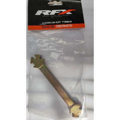 Clé à rayons universelle RFX Race 6 en 1 - doré