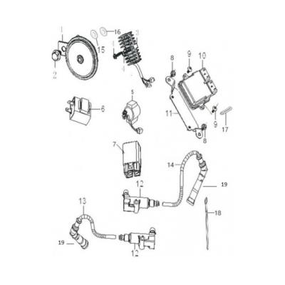 ANTI-PARASITE HYOSUNG GV 125 S BOBBER EURO 4 125 2018-2020