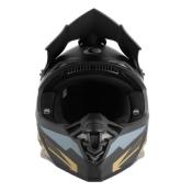 CASQUE CROSS TRENDY CT-906 NOIR / BRONZE MAT T59-60 L- CE 22-06
