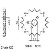 Pignon DERBI - 420 - 14 Dents - Similaire JTF1128