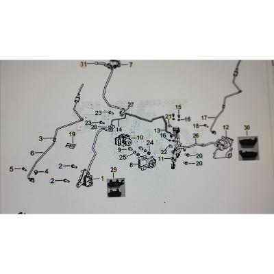 Jeu de plaquettes de frein AR ORCAL 125 ALTIMO