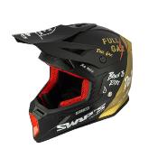 Casque SWAPS Cross BLUR S818 FULLGAZ NOIR/OR 