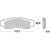 PLAQUETTES AP RACING YAMAHA YXZ1000R AV