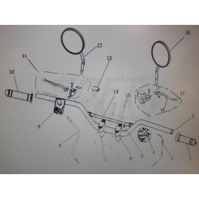 POIGNEE GAUCHE  ORCAL ASTOR 3 125 EURO 5 2025