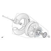 Disque de frein AV DAELIM 125 XQ1