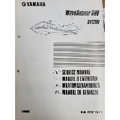 MANUEL D'ENTRTIEN YAMAHA WAVE RUNNER SV 1200 GU528197ZAC1