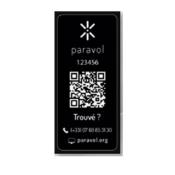 Sticker PARAVOL Noir