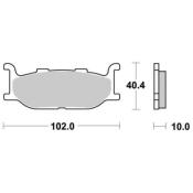 Plaquette de frein Organique Eco-Friction Route - MR269